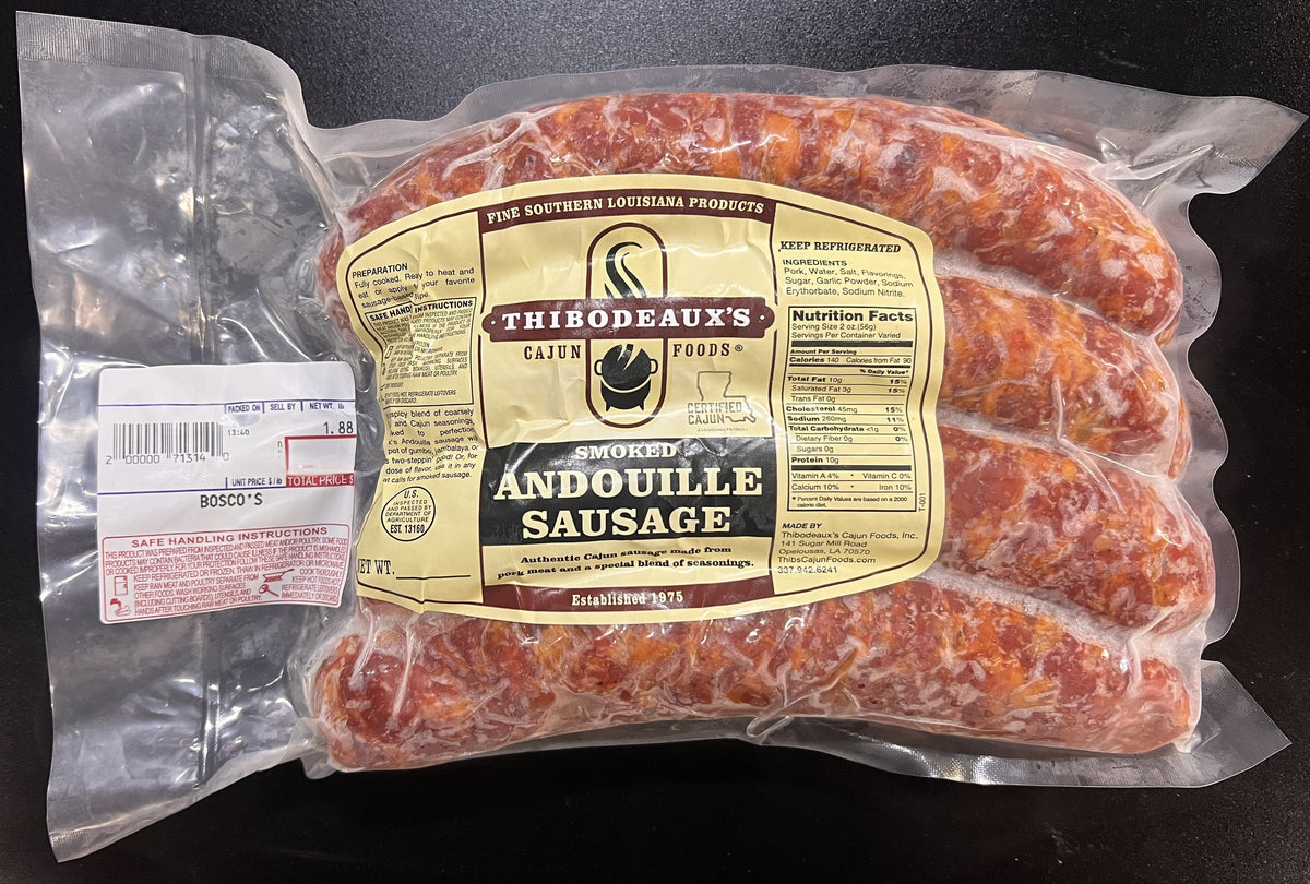 Thibodeaux's Smoked Andouille Sausage